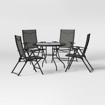 Project 62 Kingman 5 Piece Sling Folding Patio Dining Set only 201.88 eDealinfo