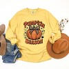 Simply Sage Market Coquette Pumpkin Season Leopard Garment Dyed Long Sleeve - 3 of 4