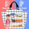 OPUX Lunch Bag Women, Insulated Tote Box Kids Men Girls Adults, Reusable Small Medium Soft Cooler School Adults Work Office Picnic - 2 of 4