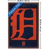 Trends International MLB Detroit Tigers - Logo 25 Framed Wall Poster Prints - 3 of 4