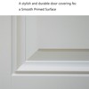 PexFix Low-E Glass 6-Lite 3/4 Lite White Fiberglass Composite Front Door Exterior Entrance Door Left Hand Inswing with 4-9/16 Frame - 4 of 4