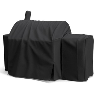 3737 Grill Cover for Char-Griller 2137 Outlaw, Competition Pro, Kingsford Barrel Charcoal Grill 30", Heavy Duty Waterproof Smoker Cover,SHINESTAR - 1 of 4