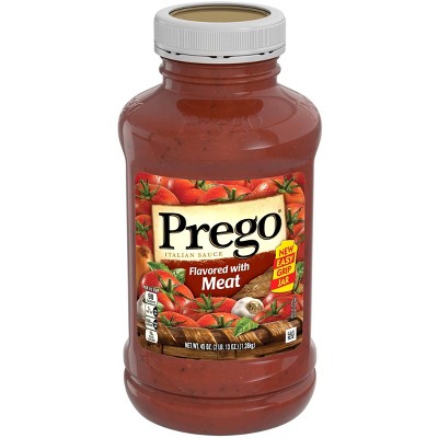 Prego Pasta Sauce Italian Tomato Sauce with Meat - 45oz