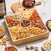 Gourmet Nut Platter with Lazy Susan – 9 Assorted Nuts, Holiday Mixed Nuts Box, Christmas Gift Basket, Reusable Tray, Kosher, USA Made - 4 of 4