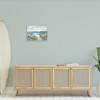 Stupell Industries Tranquil Beachside Flower Meadow Ocean Sailboats Scene, 20" x 16" - 2 of 4
