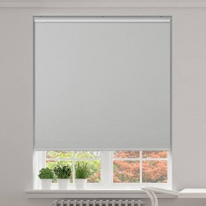 Lumi Home Furnishings 31"x72" Slow Release Roller Shade Gray - 1 of 4