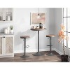 NicBex Metal Accent Table Oil Rubbed Bronze Finish, Contemporary Side Table for Living Room, Entryway - 2 of 4