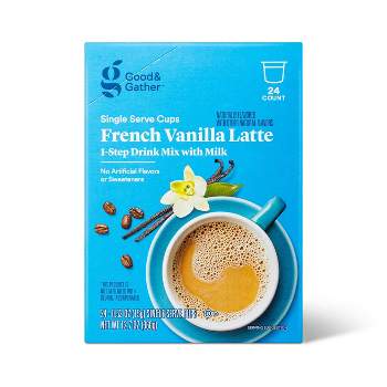 French Vanilla Latte Naturally Flavored with other Natural Flavors Single Serve Cups - 12.7oz - Good & Gather™