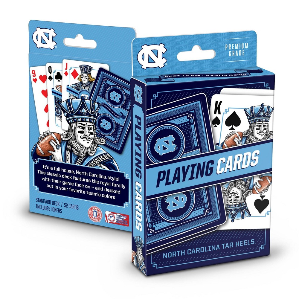 Photos - Board Game NCAA North Carolina Tar Heels Classic Series Playing Cards: Cardstock Paper, Age 10+