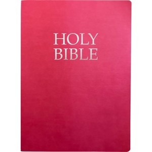 Kjver Holy Bible, Large Print, Berry Ultrasoft - (King James Version Easy Read Bible) by  Whitaker House (Leather Bound) - 1 of 1