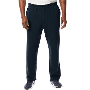 KingSize Men's Big & Tall Fleece Zip Fly Sweatpants - 1 of 4