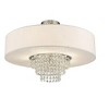 Livex Lighting Carlisle 5 - Light Semi-Flush Mount in  Brushed Nickel - 4 of 4