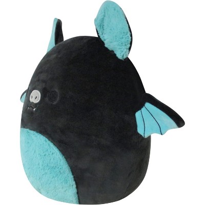 Aldous 12-Inch Teal and Black Fruit Bat Plush Toy