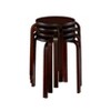 Set of 4 Bentwood Stools - Linon - image 2 of 4
