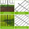 Garden Fence, 15/10 Panel Rustproof Metal No Dig Fence Panels, Garden Fencing Outdoor for Yard - 2 of 4