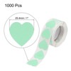Unique Bargains Self-Adhesive Heart Decorations Stickers for Envelope Wedding 1000 Pcs - 2 of 4