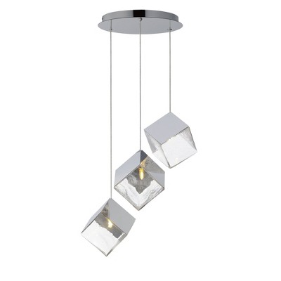 ET2 Lighting Ice Cube 3 - Light Pendant in  Polished Chrome