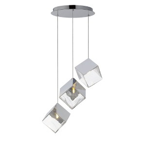 ET2 Lighting Ice Cube 3 - Light Pendant in  Polished Chrome - 1 of 3