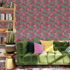 Tempaper & Co. Alice Olivia Fill Look Removable Peel and Stick Wallpaper, Pink and Green, 56 sq. ft.: Vinyl, Self-Adhesive, Abstract - 4 of 4