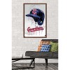 Trends International MLB Cleveland Guardians - Drip Helmet 22 Framed Wall Poster Prints - 2 of 4