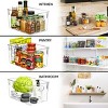 Sorbus 8 Pack Medium Clear Plastic Storage Bins with Handle - Organization and Storage for Laundry Room, Closet, Under Sink, Bathroom and more - 4 of 4