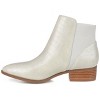 Journee Collection Women's Cerise Pull On Stacked Heel Booties - 2 of 4