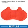 Unique Bargains Car Seat Lumbar Cushion Memory Foam Support Ergonomic Design Suede - 3 of 4