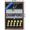 Trends International NBA San Antonio Spurs - Champions 23 Framed Wall Poster Prints - 3 of 4
