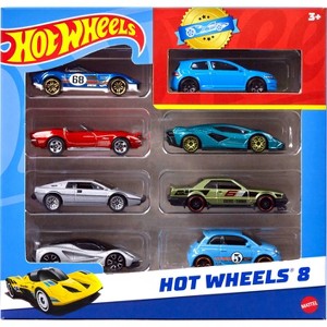 Hot Wheels Cars & Trucks Set with 1 Exclusive Car - 1:64 Scale - 8pk - 1 of 4