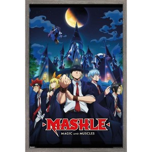 Trends International Mashle: Magic & Muscle (2023) - Castle Moonlight Key Art Framed Wall Poster Prints - 1 of 4