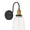 Elegant Lighting Felicity 1 light brass and black Wall Sconce - 4 of 4