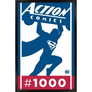 Trends International DC Comics - Superman - Action Comics 1000 Framed Wall Poster Prints - 1 of 4