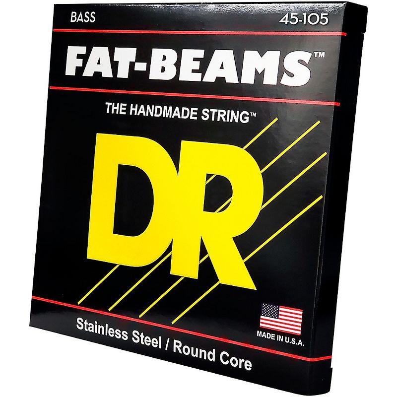 DR Strings Fat-Beams Stainless Steel Medium 4-String Bass Strings (45-105), 3 of 4