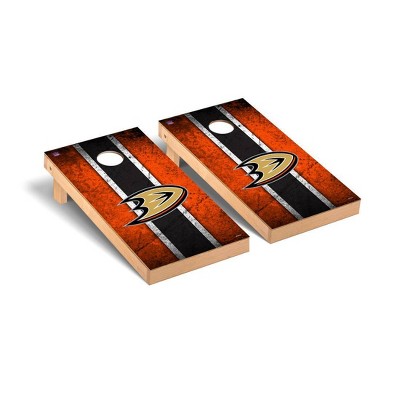 NHL Anaheim Ducks Premium Cornhole Board Vintage Version