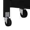INFURNIC Kitchen Carts and Islands Multi Functional Kitchen Island Cart with Wine Rack and Storage Drawers, Black, 46.46"*16.93"*35.83" - 2 of 4