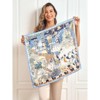 SilkSilky Women's Pure Silk Scenery Pattern Square Scarf 68x68cm/26.8 - 3 of 4