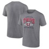 MLB Minnesota Twins Men's Gray Bi-Blend Short Sleeve T-Shirt - 3 of 3