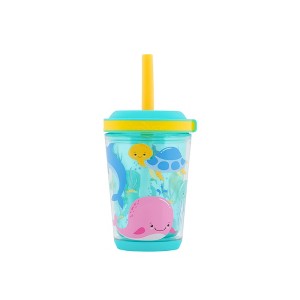 Reduce 12oz Cartwheel Straw Cup - 1 of 4