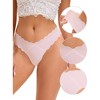 Allegra K Women's No-Show Unlined V-Shape Waist Stretch Hipster Underwear - 3 of 4