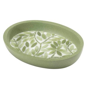 Avanti Linens Stratford Green Soap Dish - 1 of 3