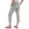 Aventura Clothing Women's Delmar Organic Roll Tab Crop Pant - 3 of 4
