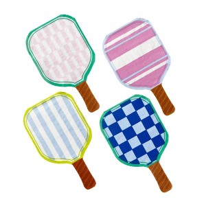 Jollity & Co. - Pickleball Social Club Paddle Guest Napkins - Pack of 16 Paper Napkins - 1 of 3