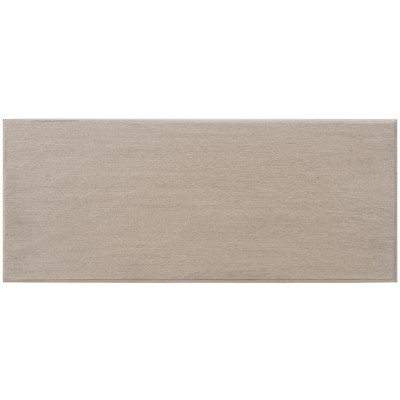 Elegant Greige Wood Console Table with Storage Shelf, 31"x15"