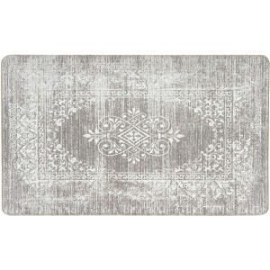 World Rug Gallery Distressed Traditional Vintage Design Anti Fatigue Standing Mat - 1 of 4