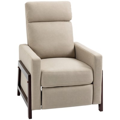 Homcom Manual Recliner Chair For Living Room Bedroom, Reclining Sofa ...