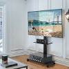 Artloge Mobile TV Stand Portable Tilt TV Adjustable Height Rolling Cart with Wheels & Shelf for 32-70" TV LCD LED Flat Screen - 4 of 4