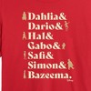 Women's - Disney - Dahlia Dario Hal Gabo Safi Simon Bazeema Cropped Graphic T-Shirt - 2 of 4