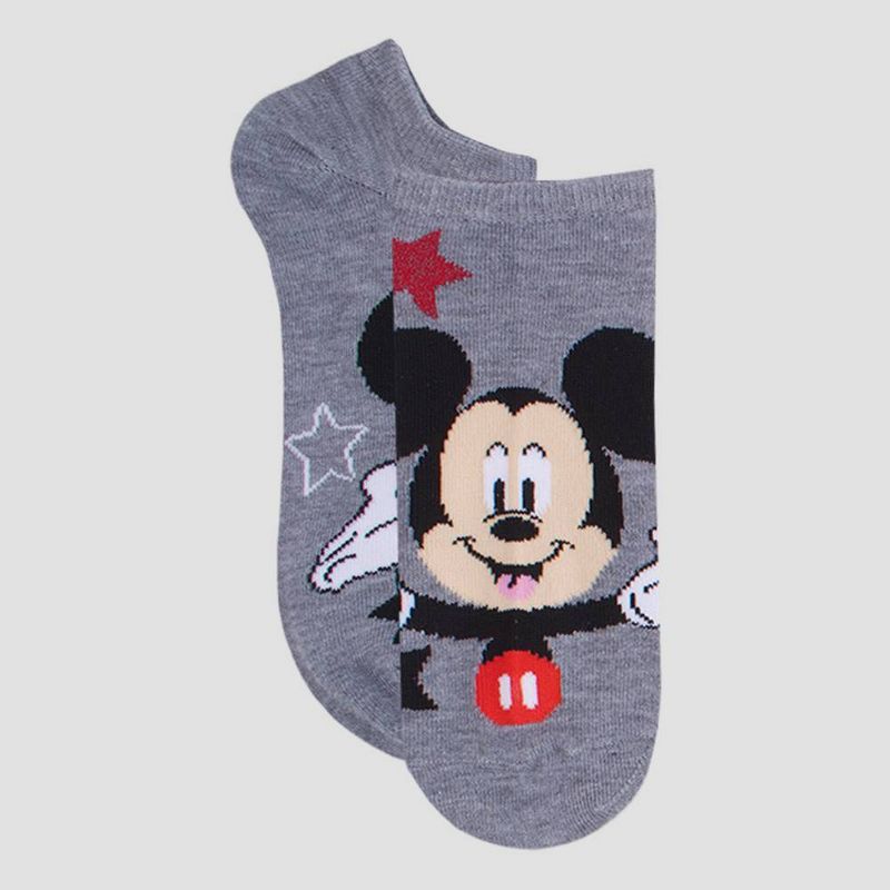 Boys' Disney 100th Anniversary 6pk Socks - Light Gray, 3 of 7