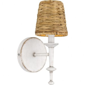 Quoizel Lighting Flannery 1 - Light Sconce in  Antique White - 1 of 1
