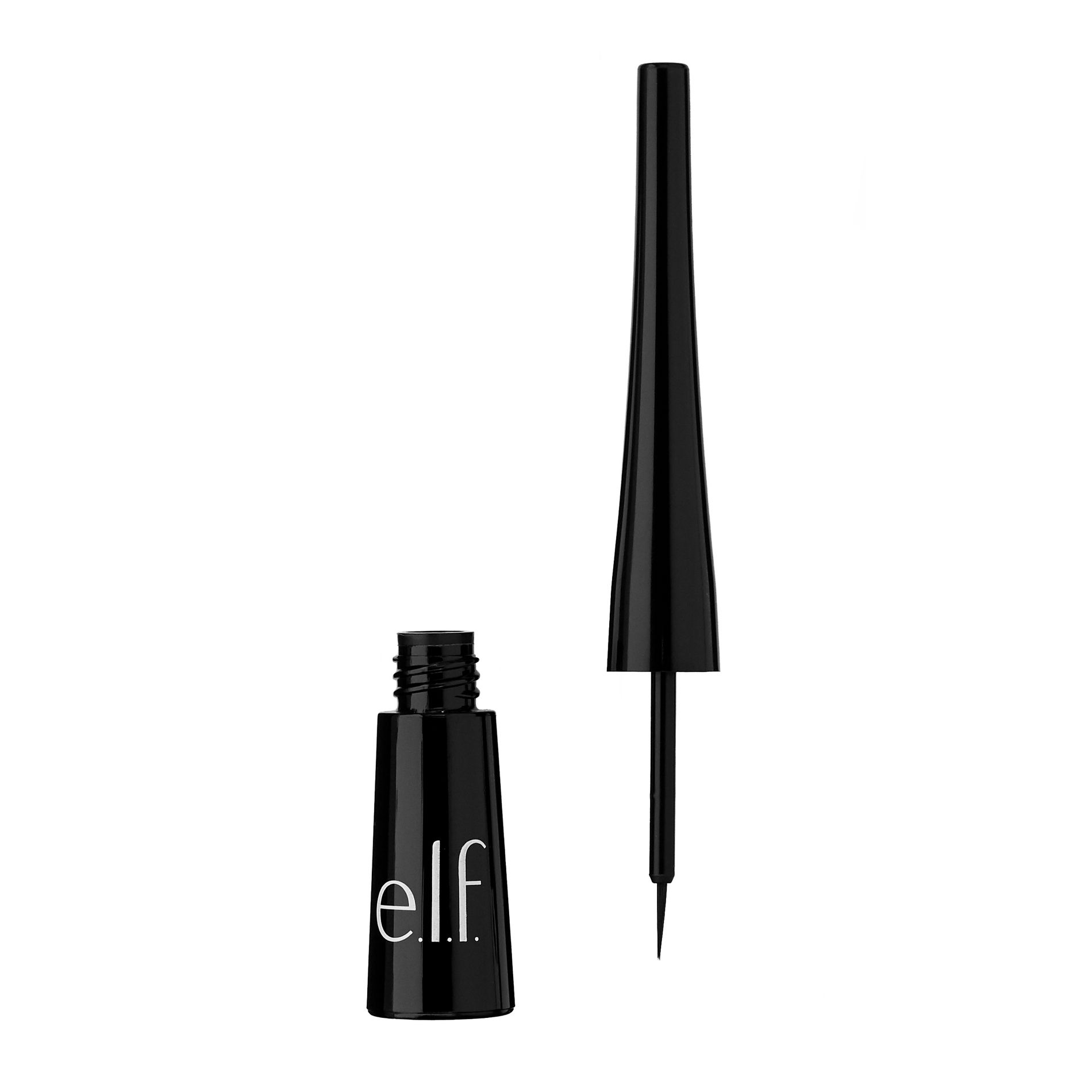 e.l.f. Expert Liquid Liner Jet Black - 0.15fl oz: Paraben-Free, Vegan, Suitable for All Skin Types